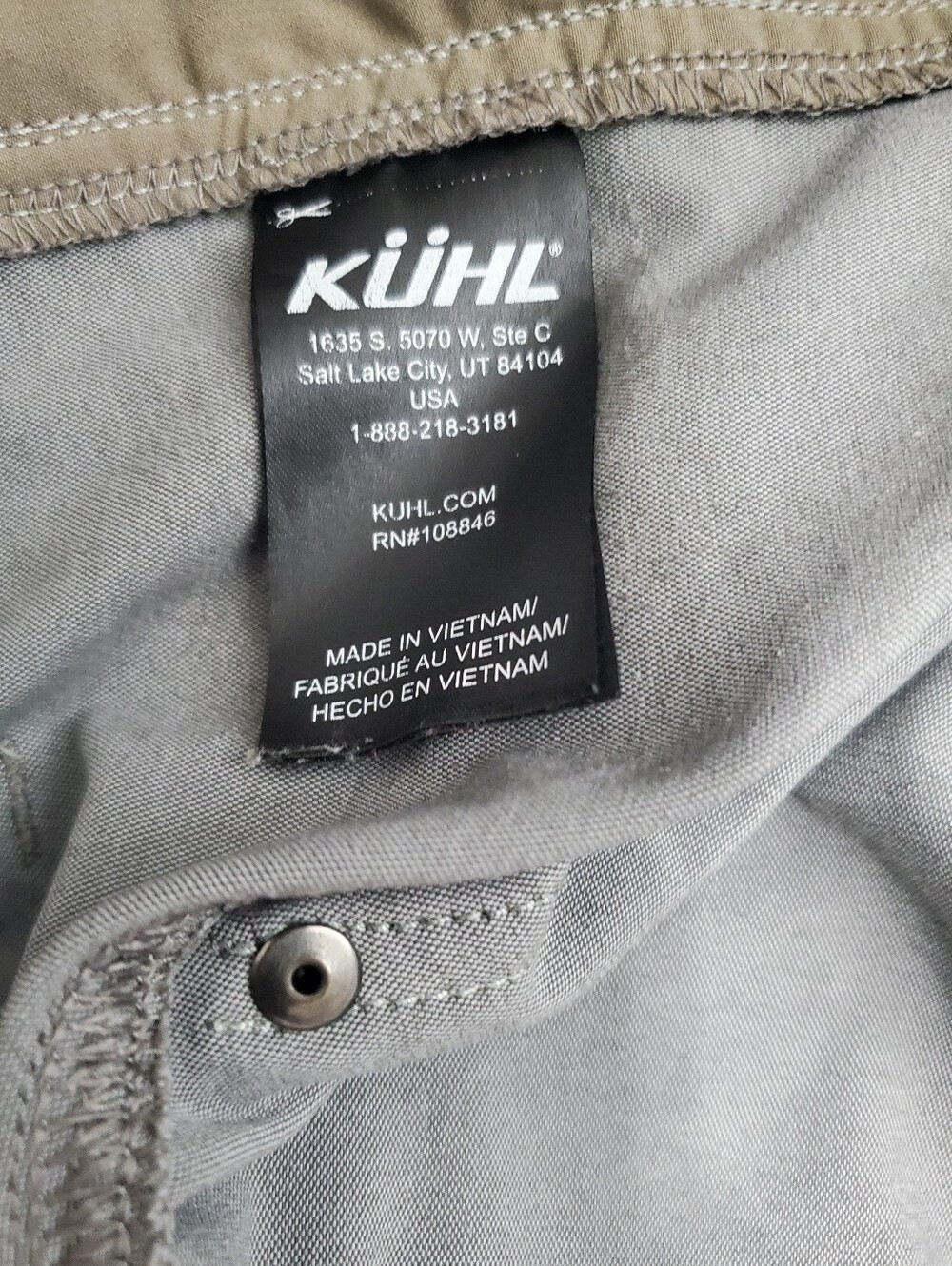 Kuhl Performance Women Shorts Gray Size 10 - Picture 5 of 11